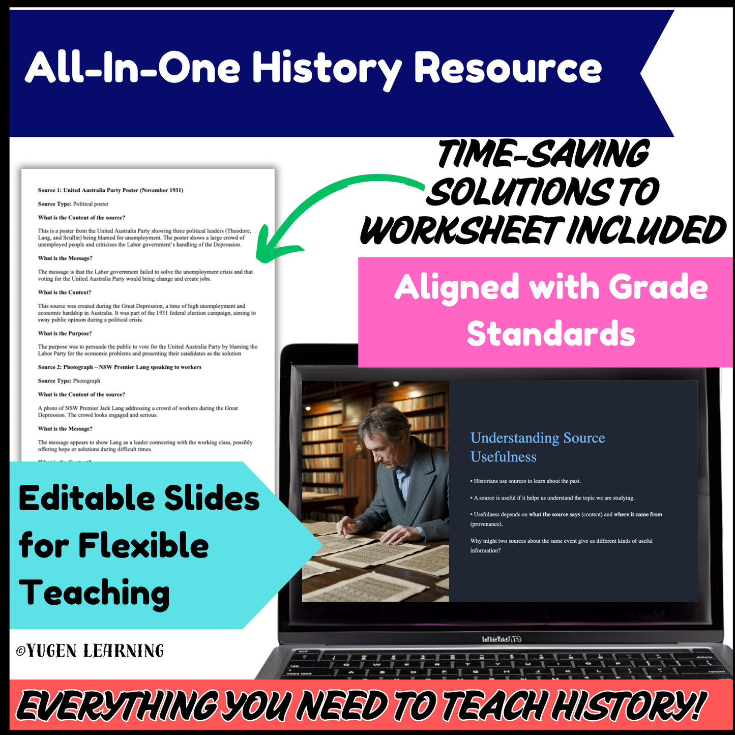 Australian History - Great Depression worker experiences Source Usefulness