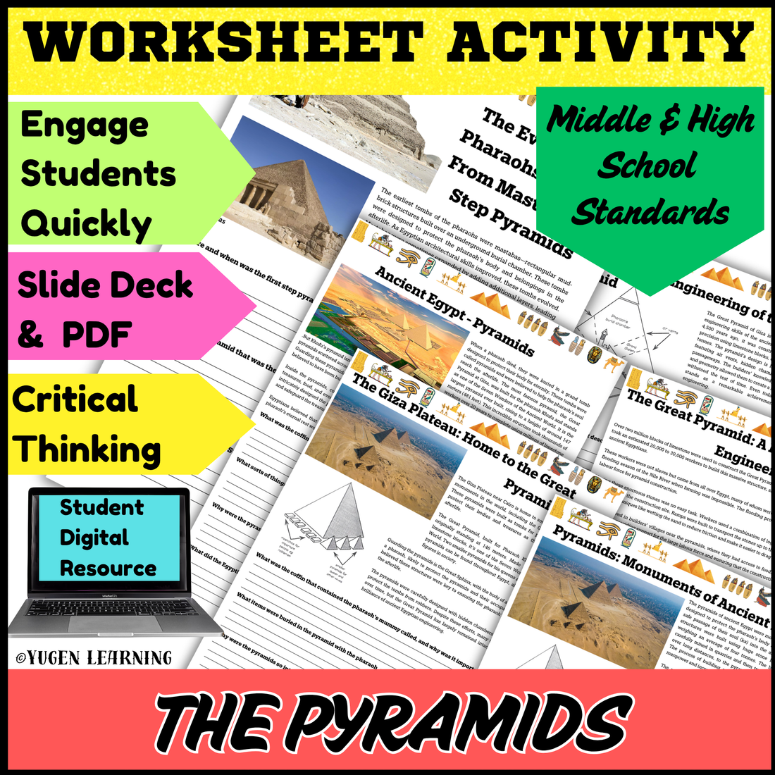 Ancient Egypt Engineering Activity: Build the Great Pyramid of Giza activities