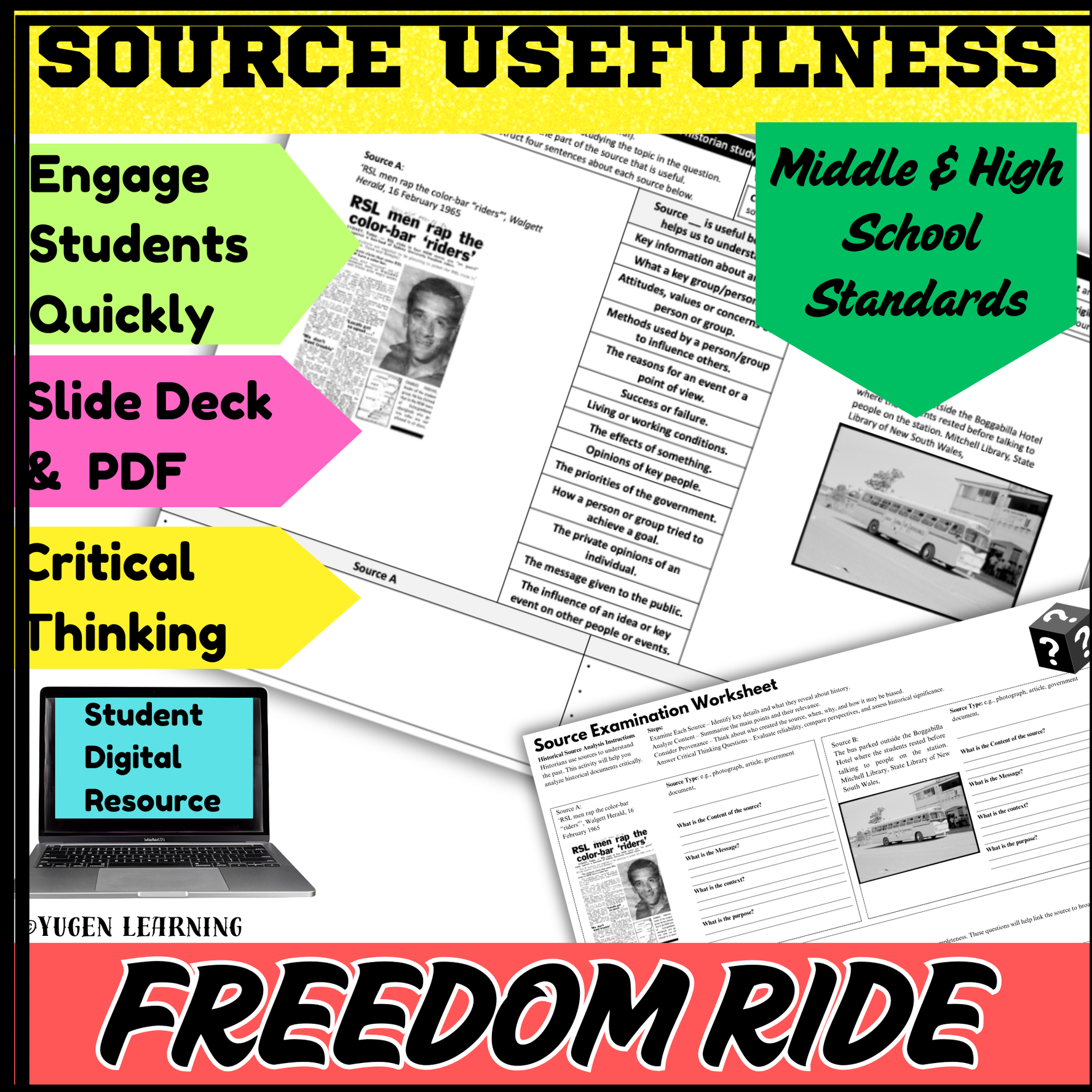 Australian Civil Rights History - Freedom Ride 1965 Source Usefulness