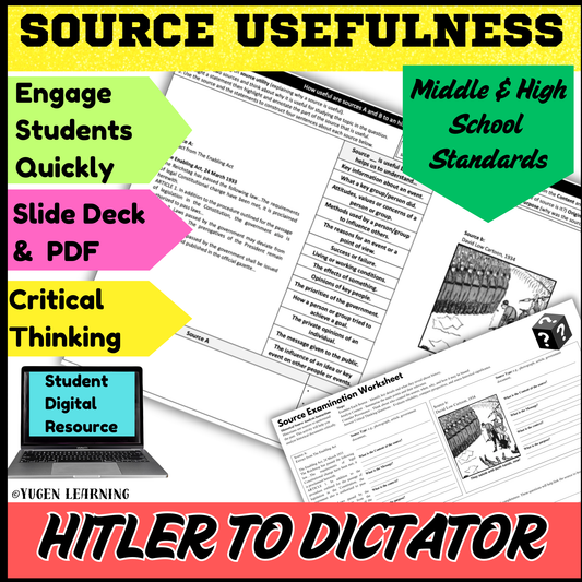 Weimar Republic & Nazi Germany - Hitler's rise to Fuhrer Usefulness Skills