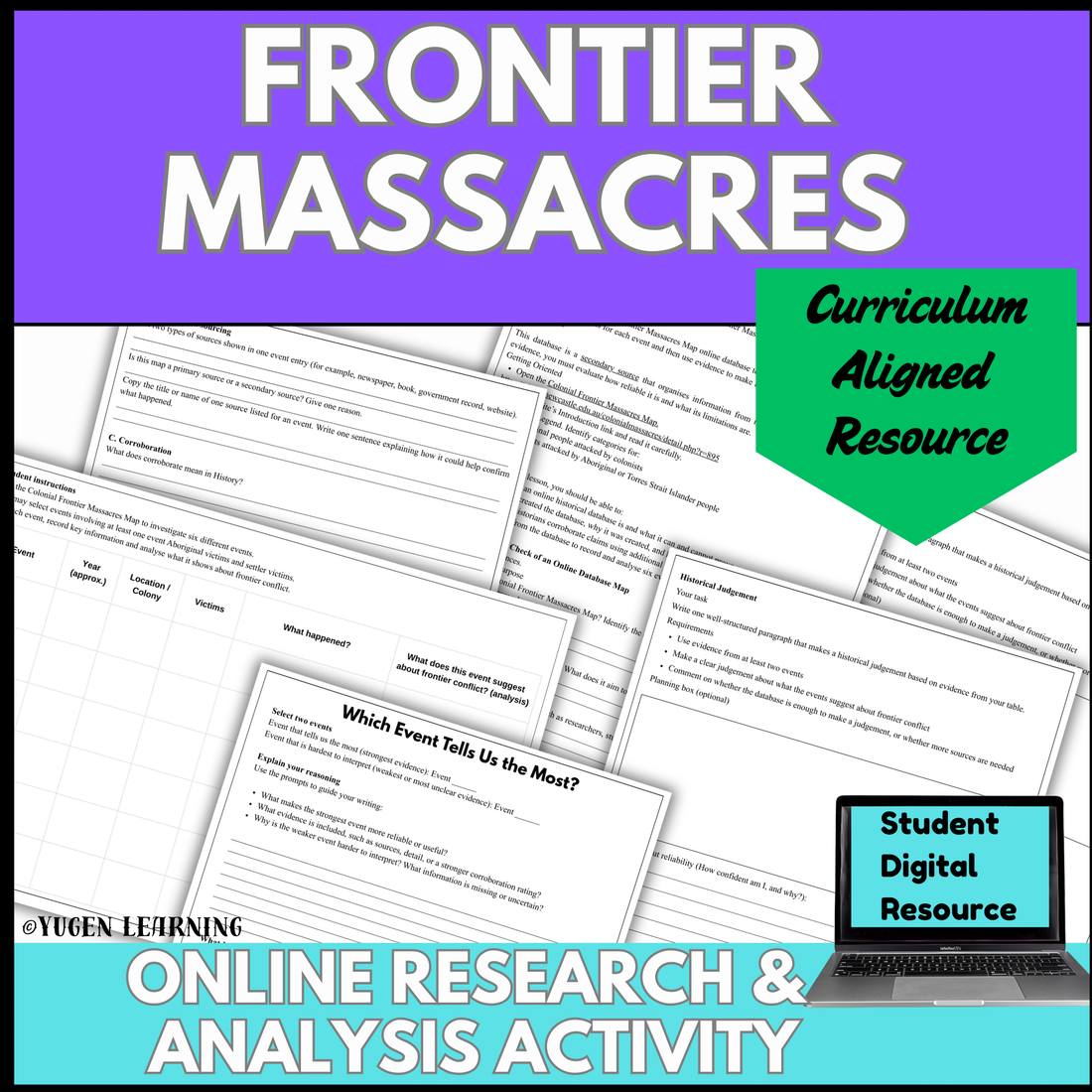 Frontier Massacres 1770–1901 Australian History Online Research (Digital-Print)