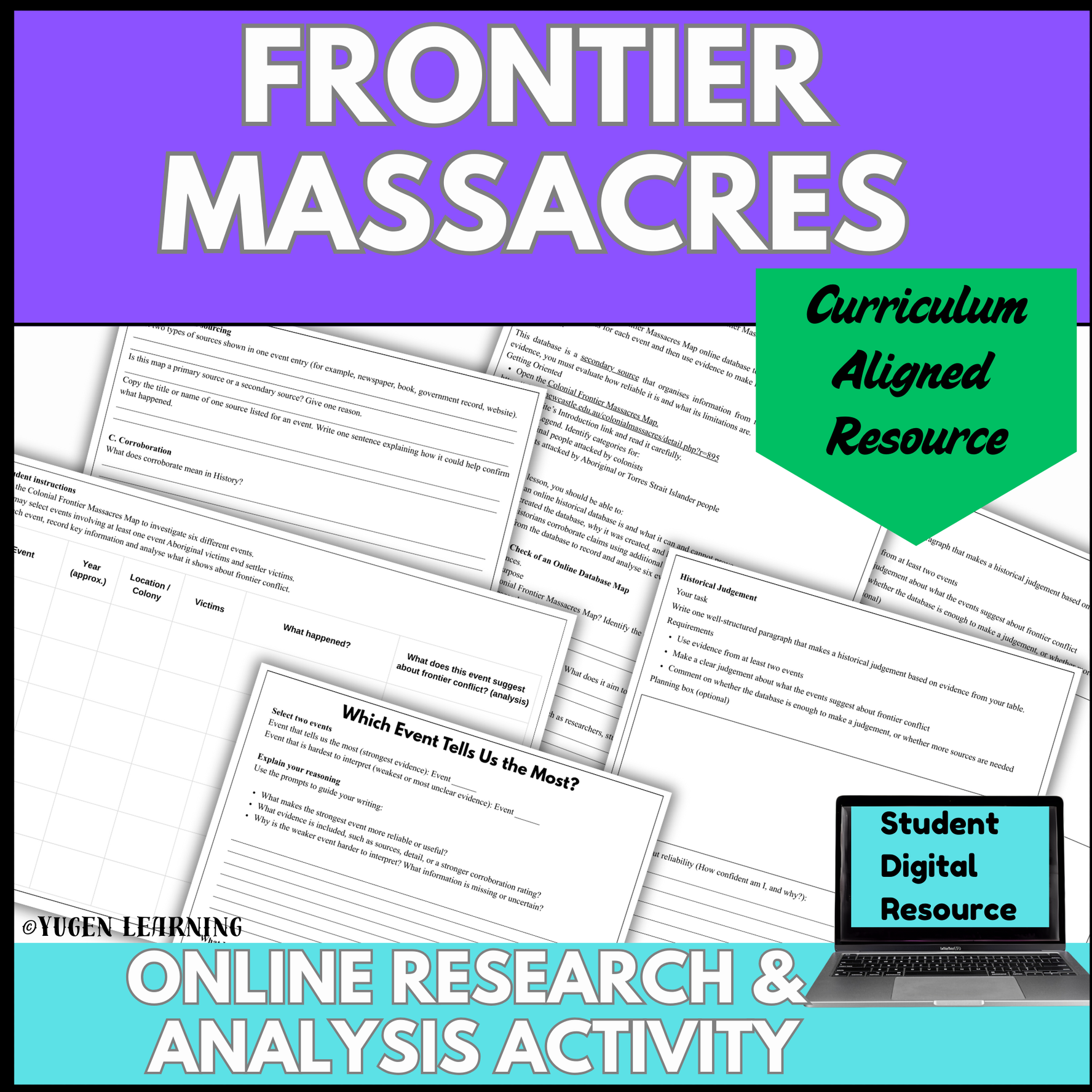 Frontier Massacres 1770–1901 Australian History Online Research (Digital-Print)