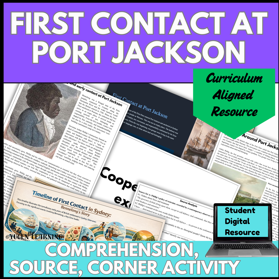 First Contact at Port Jackson 1788: Aboriginal-British Relations (Digital-Print)