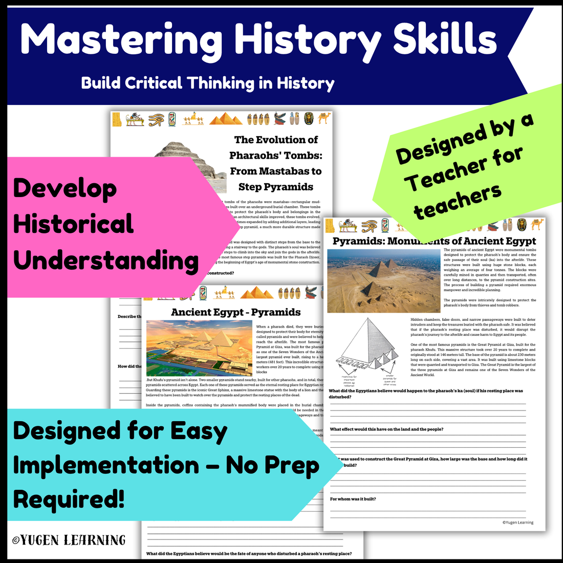 Ancient Egypt Engineering Activity: Build the Great Pyramid of Giza activities