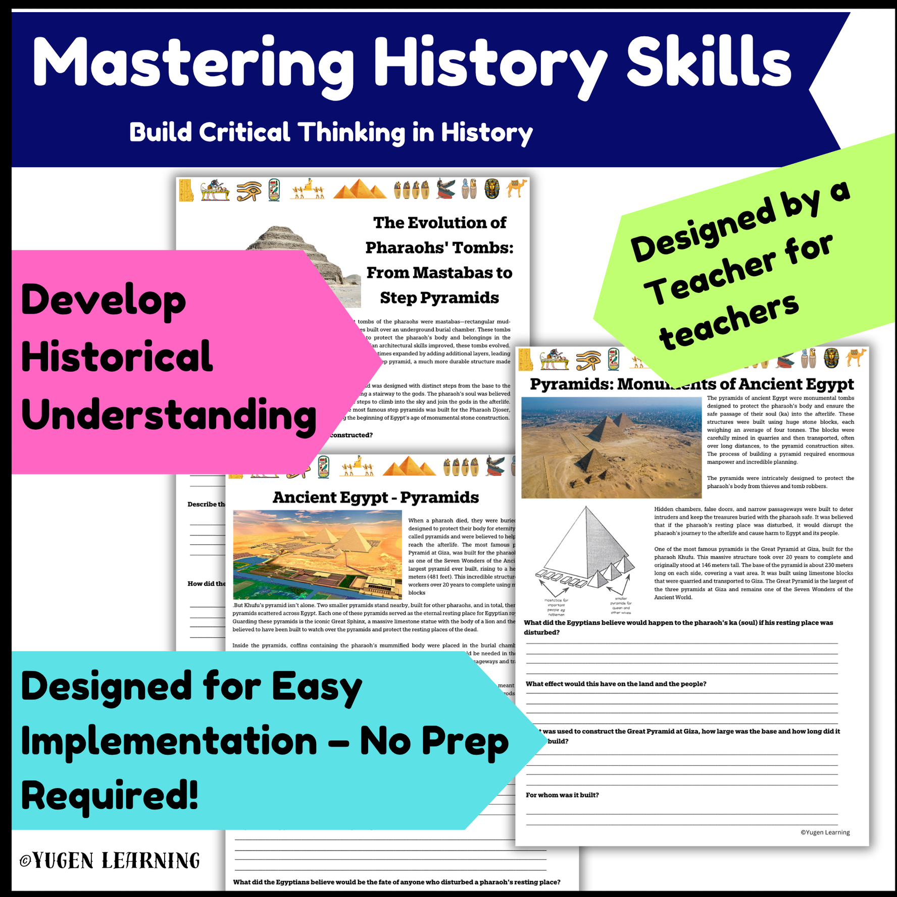 Ancient Egypt Engineering Activity: Build the Great Pyramid of Giza activities