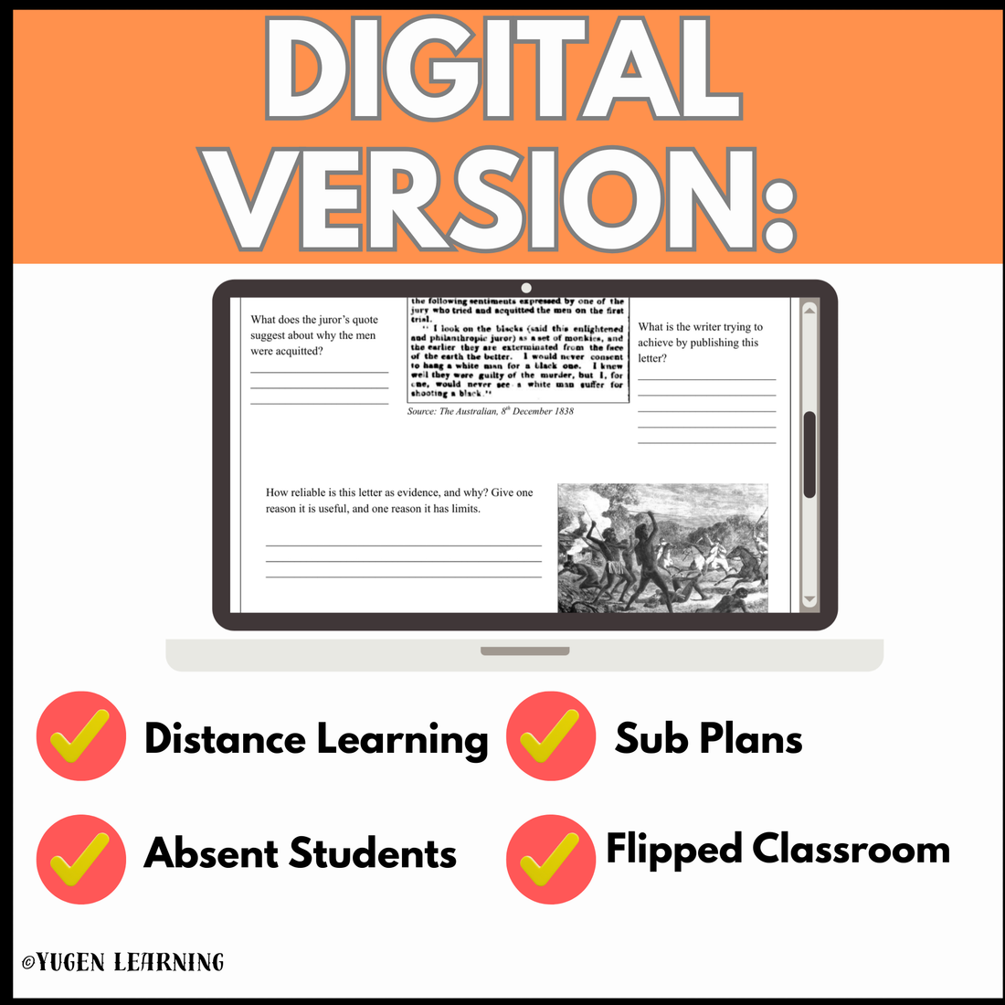 Frontier Wars 1770–1901 Australian History, 2 Lesson (Digital & Printable)