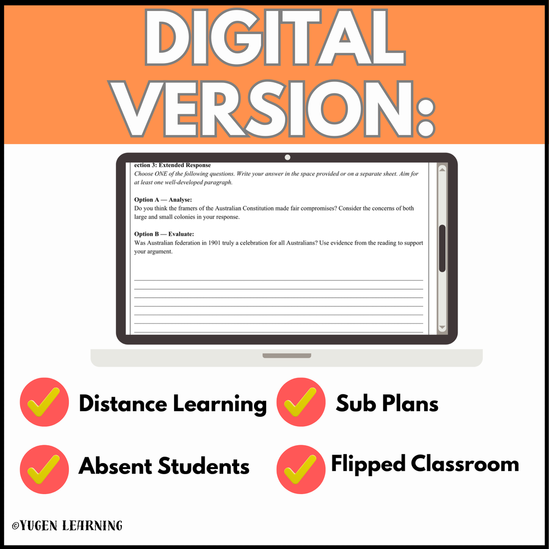 Australian Colonial History: Australian Federation 1901 Lesson (Digital & Print)